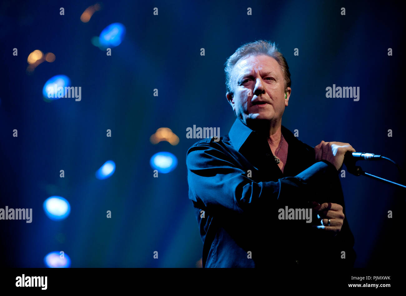 John Miles durchführen am 25. Ausgabe der Nacht der Proms in Antwerpen (Belgien, 23/10/2009) Stockfoto