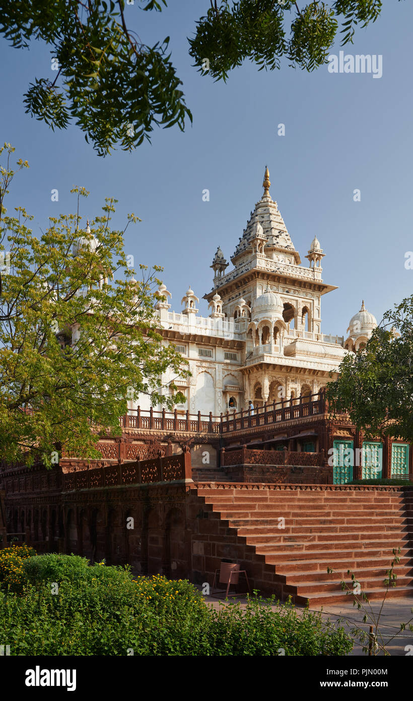 Die Jaswant Thada Mausoleum, Jodhpur, Rajasthan, Indien Stockfoto