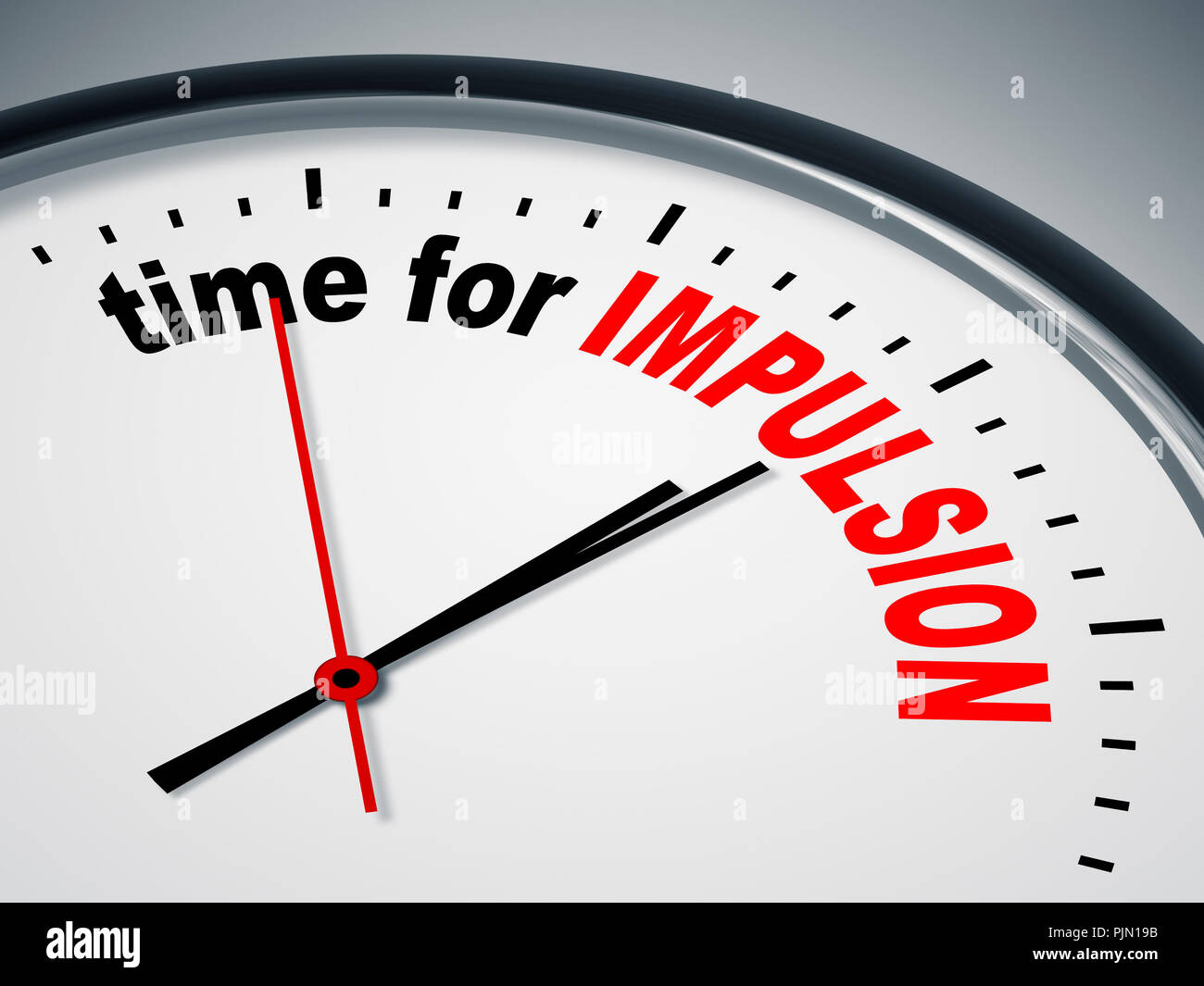 Ein Bild einer schönen Uhr Zeit für Impulse Stockfoto