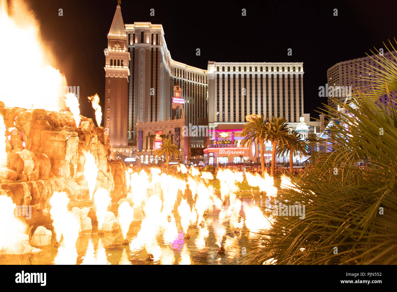 Las Vegas, NV/USA: Die Leiste 09032018 Stockfoto