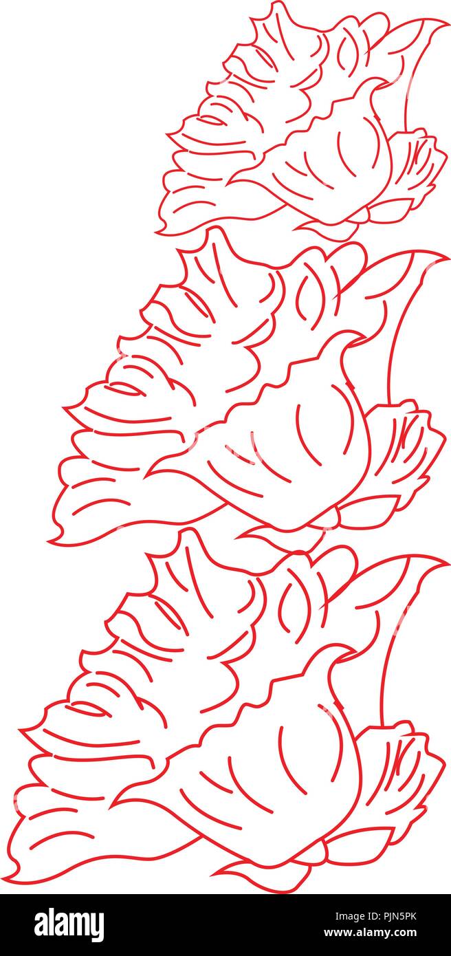 Vector Illustration mit Iris in vintage Gravur Stil. Stock Vektor