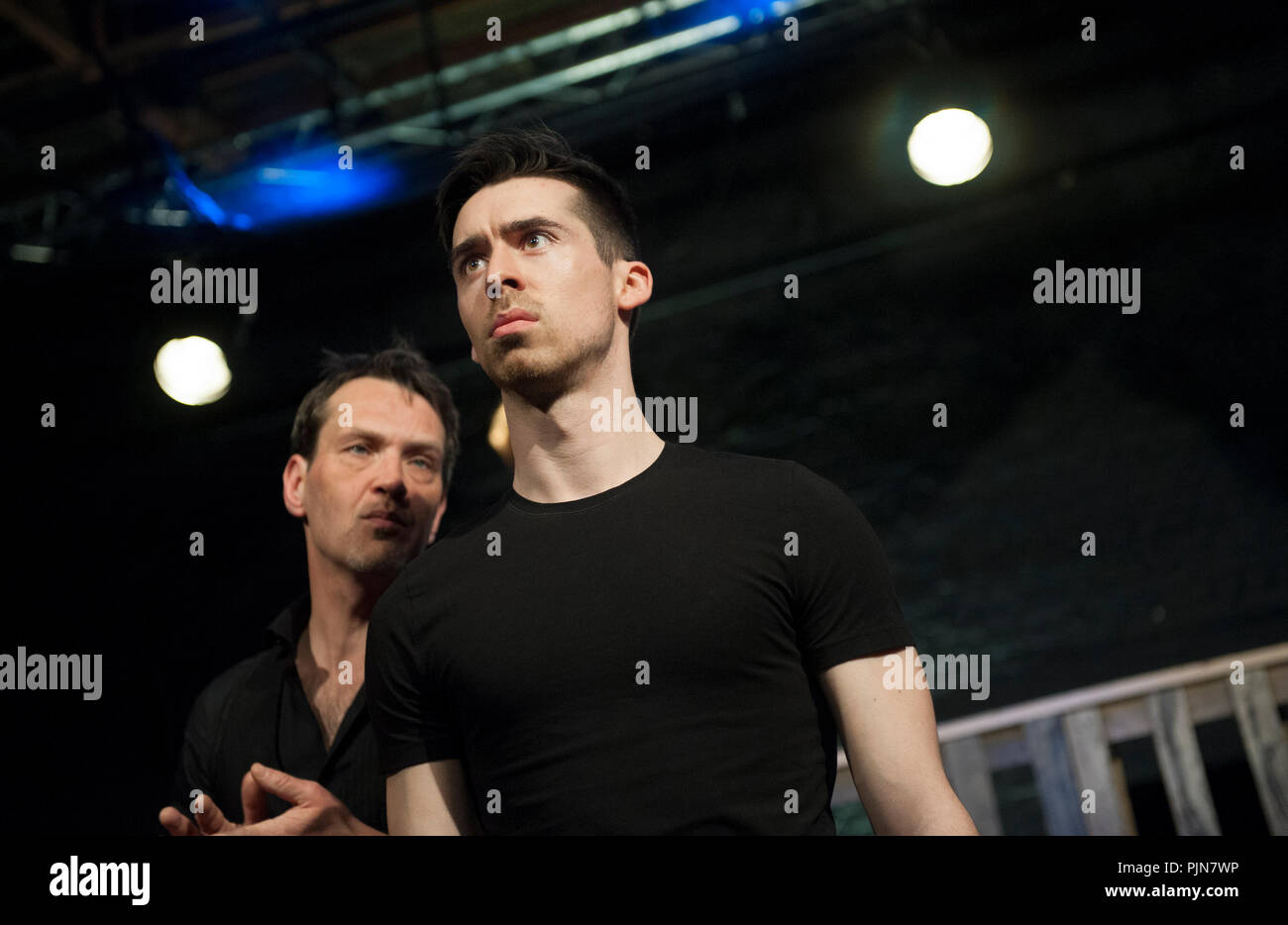 Theater Company De Reynaertghesellen spielen Weiler von Piet Arfeuille auf der von William Shakespeare, von Bram Kelchtermans (Leuven, 08/03/201 gerichtet Stockfoto