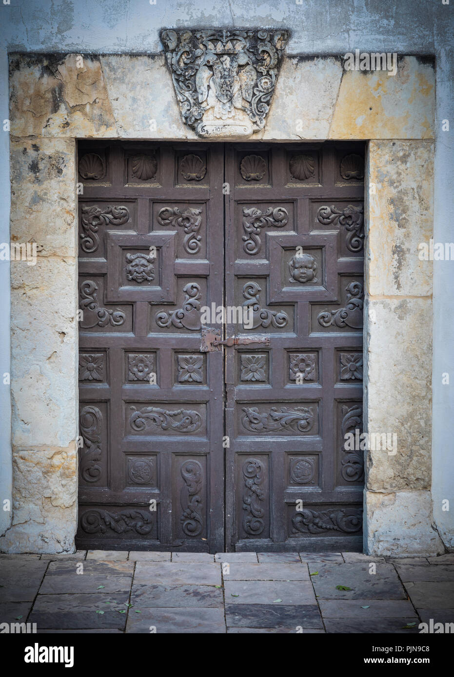 Der spanische Gouverneur Palace ist ein nationales und historisches Wahrzeichen in der Innenstadt von San Antonio im US-Bundesstaat Texas in den Vereinigten Staaten. Stockfoto