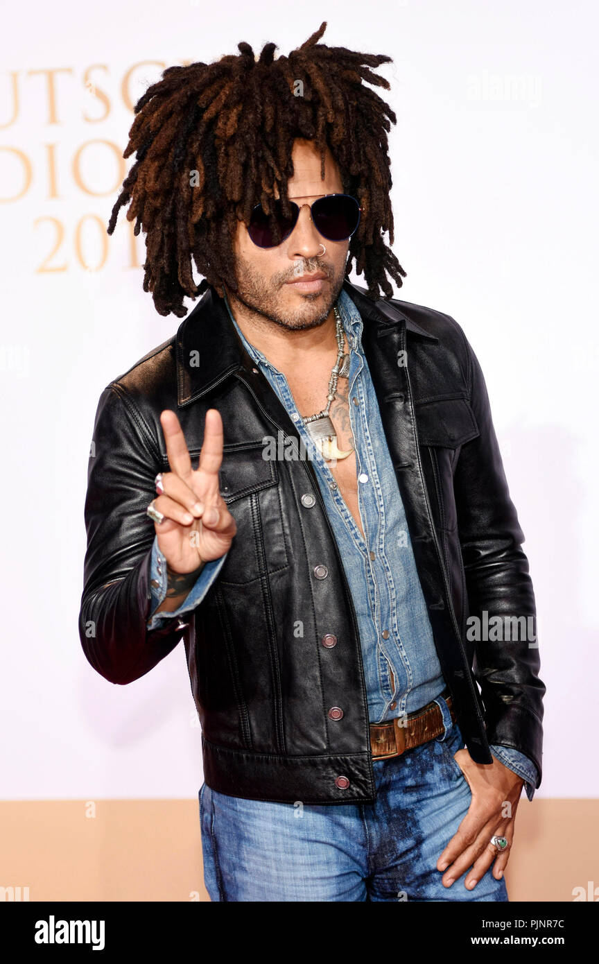 Hamburg, Deutschland. 06 Sep, 2018. Lenny Kravitz, bei der Präsentation der Deutschen Radio Preis 2018 im Eventcenter Schuppen 52. Hamburg, 06.09.2018 | Verwendung der weltweiten Kredit: dpa/Alamy leben Nachrichten Stockfoto