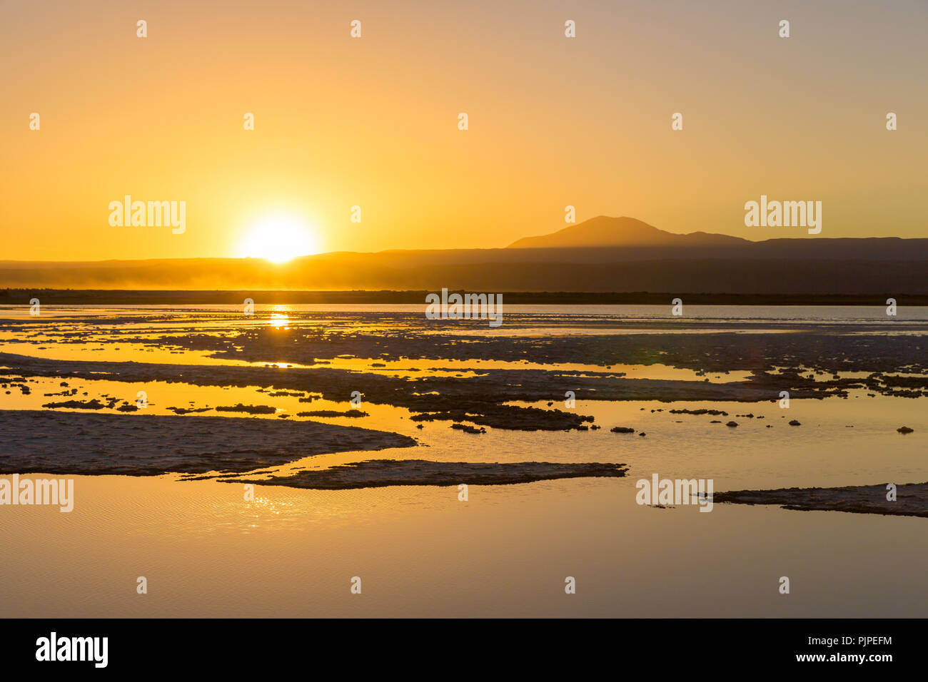 Atemberaubende Landschaft in der Atacama-Wüste im Norden von Chile, Südamerika Stockfoto