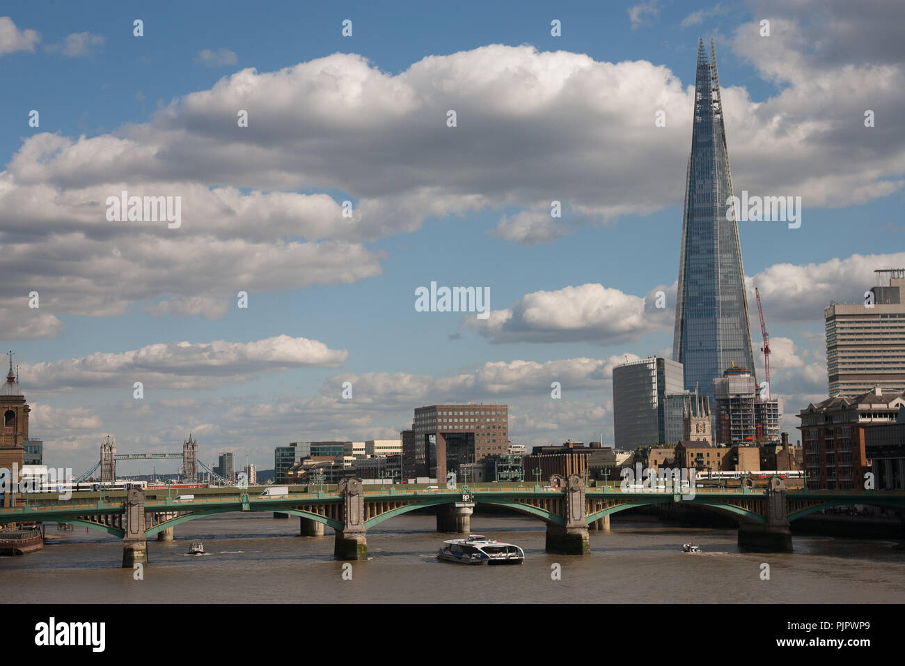 London Landschaft von St Paul's Cathedral Stockfoto