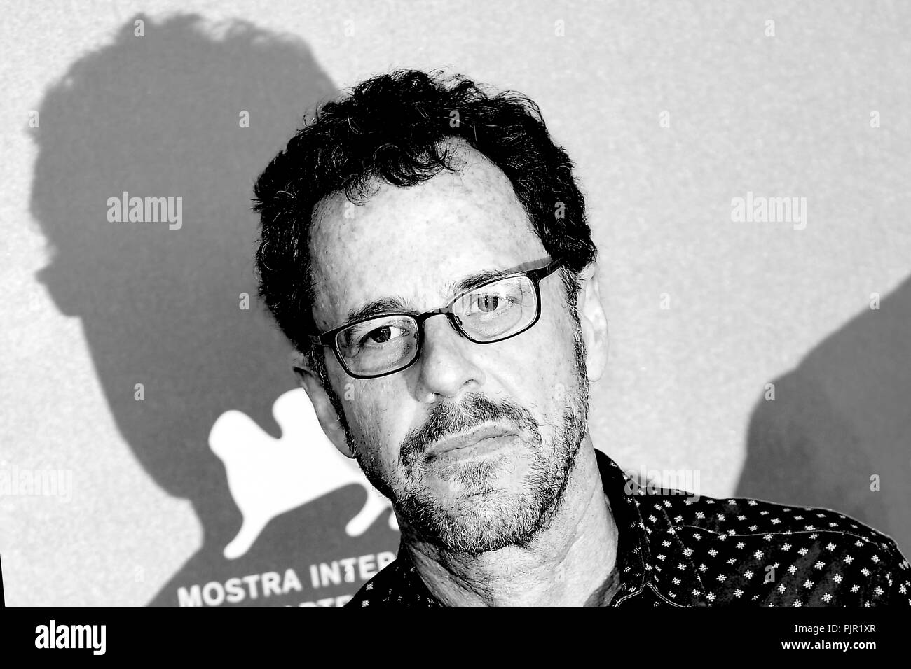 Ethan Coen besucht das 75. Filmfestival von Venedig Fotoshooting für die Ballade von Buster Scruggs im Palazzo del Casino in Venedig. 31.08.18 © Paul Treadway Stockfoto