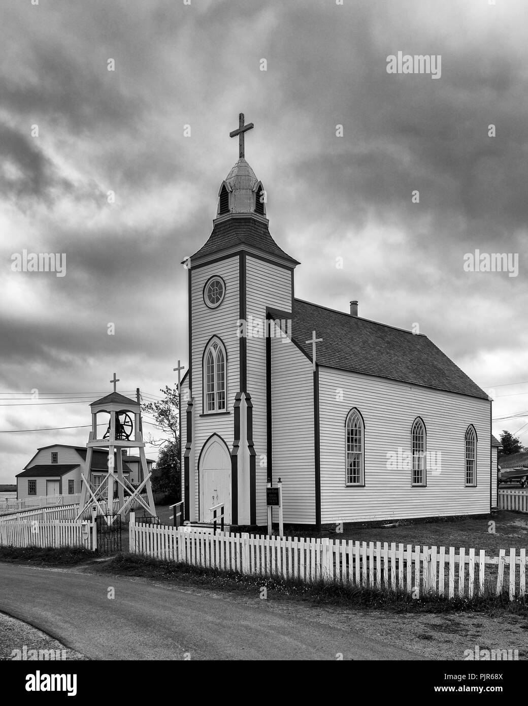 Äußere der Kirche der Heiligen Dreifaltigkeit auf der Ash Lane in der Dreiheit, Neufundland und Labrador Stockfoto