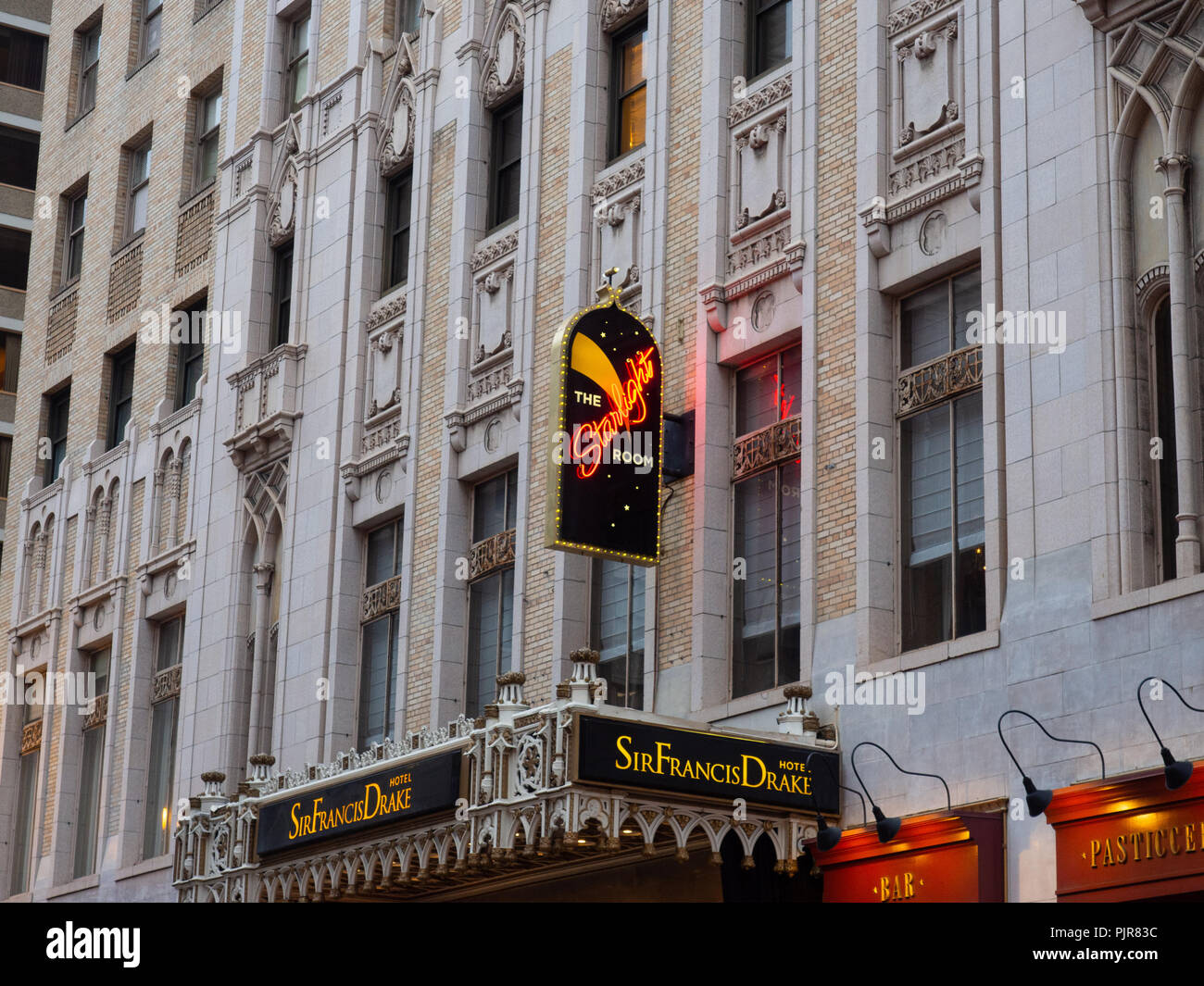Zeichen Fur Das Sir Francis Drake Hotel Und Die Starlight