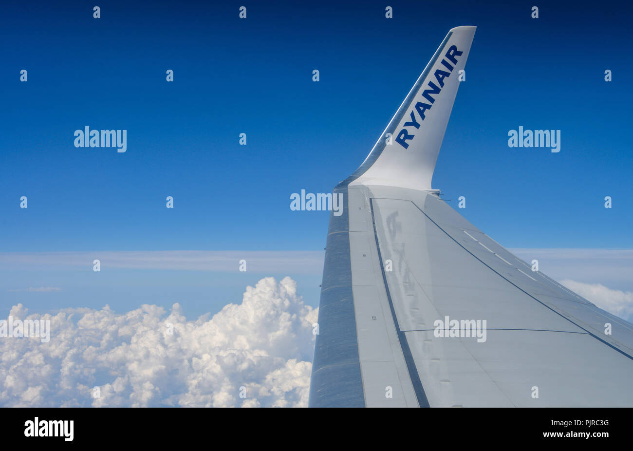 Ryan Air Flugzeug Stockfoto