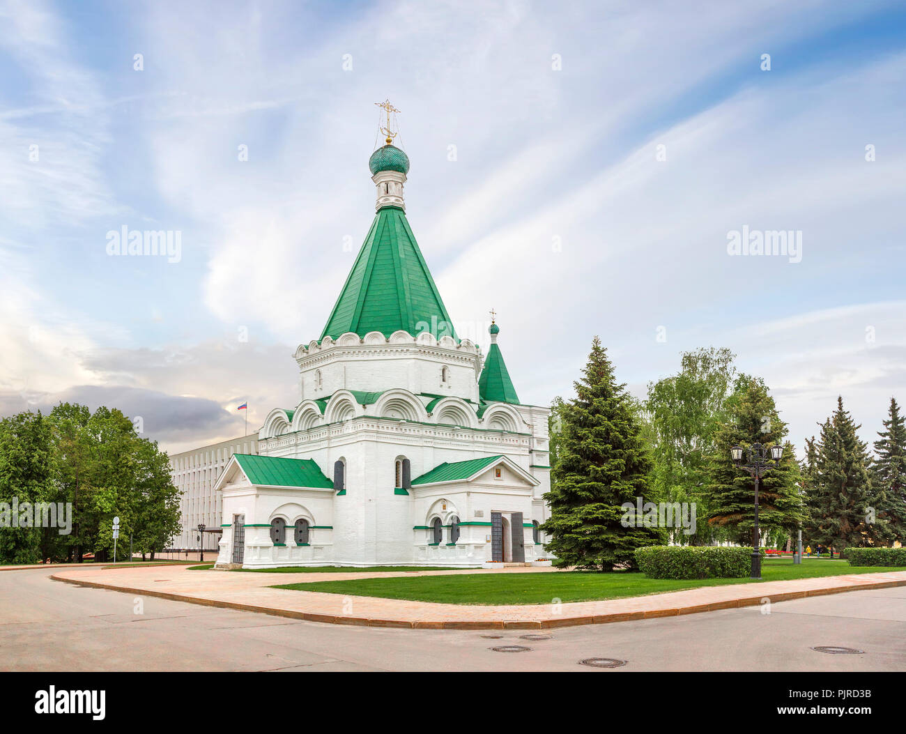 Die Michael-Archangel Kathedrale im Kreml. Nischnij Nowgorod. Russland. Stockfoto