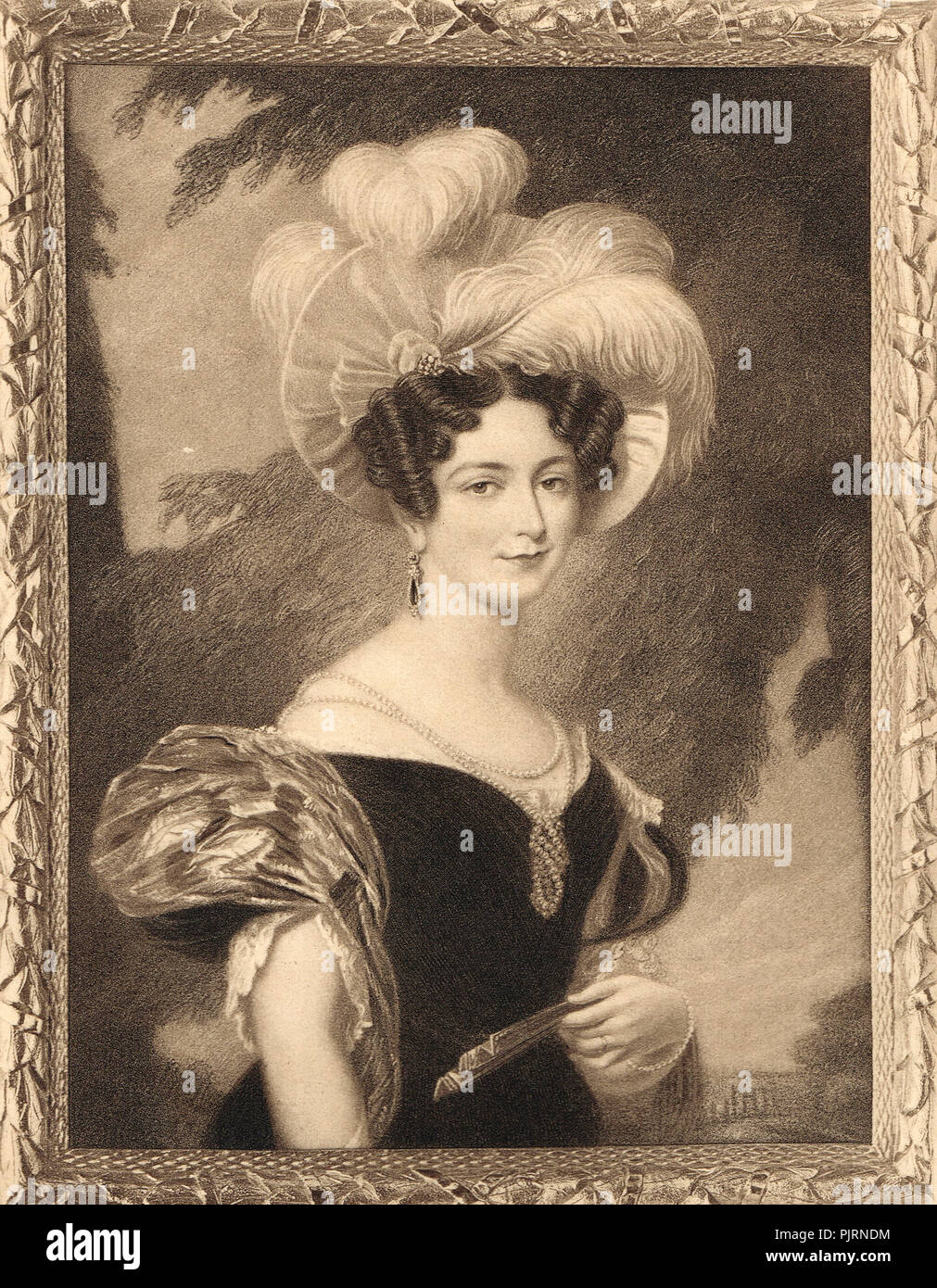 Die Herzogin von Kent und Strathearn, die Mutter von Königin Victoria von Großbritannien Stockfoto