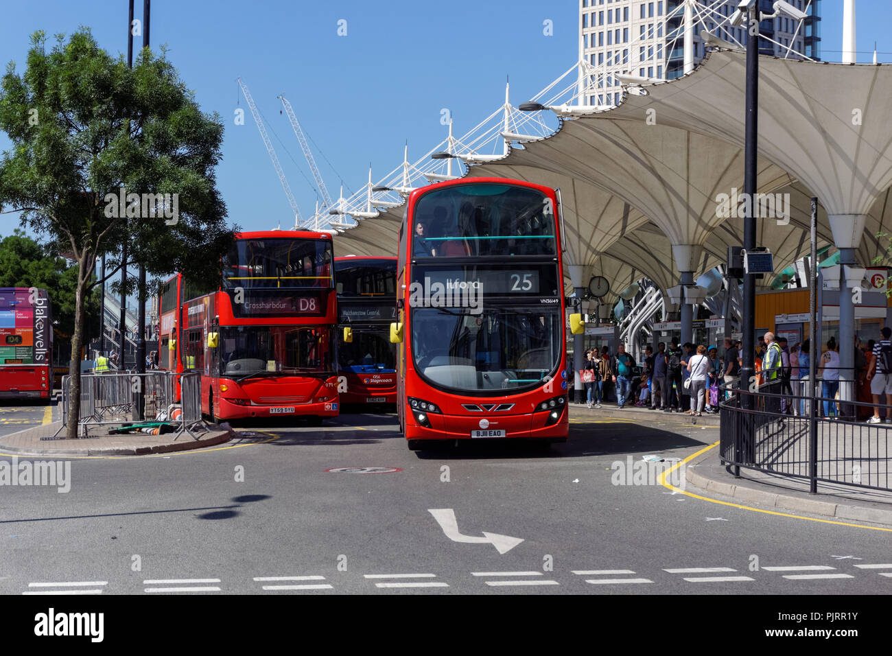 Stratford bus station London England United Kingdom UK Stockfoto