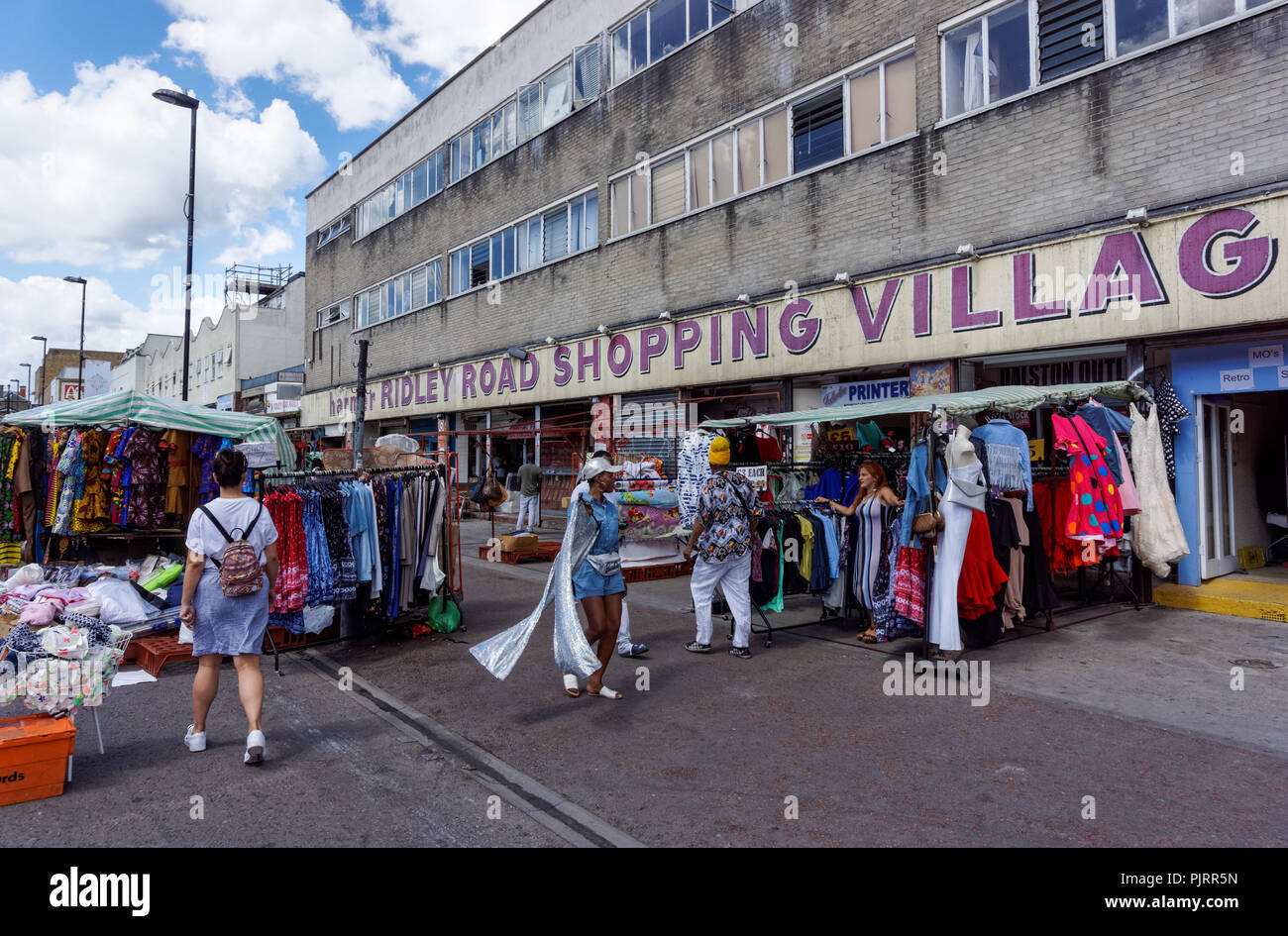 Ridley Road Market in Dalston, London England United Kingdom UK Stockfoto