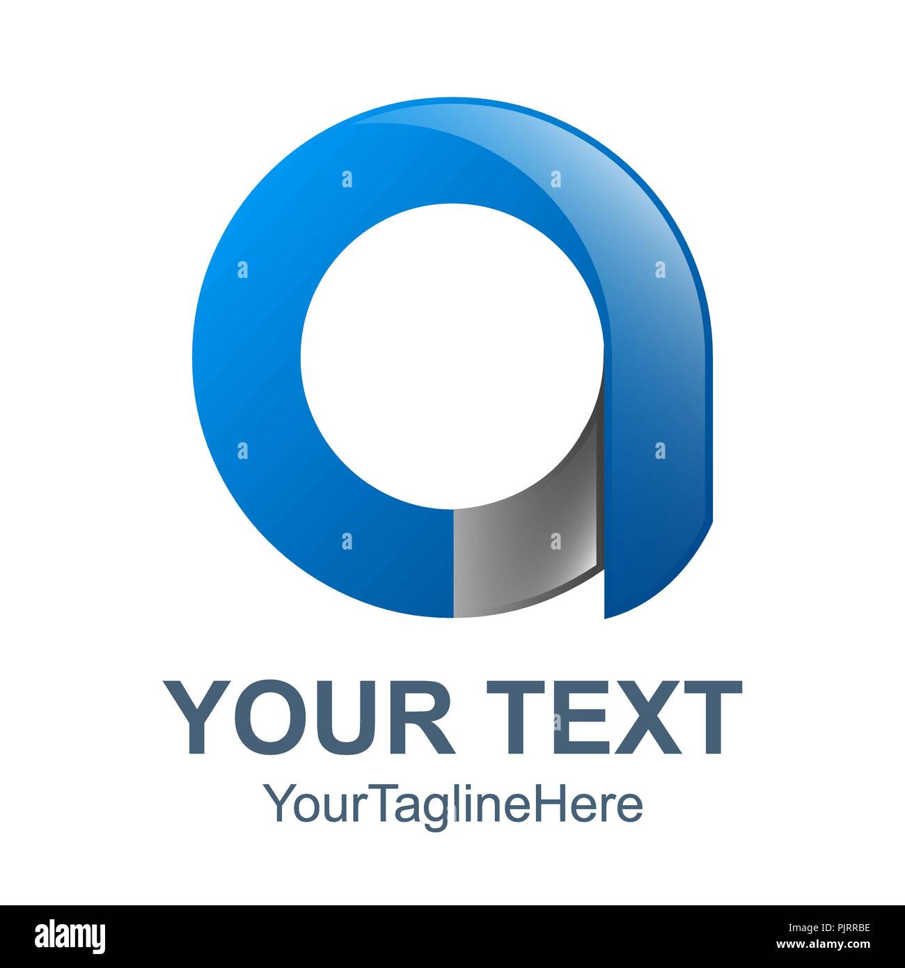 Abstrakten 3D Buchstaben ein Logo Farbe orange Design template Elemente. abstrakte Buchstaben A. Business Corporate schreiben ein Logo Design Vector. Stock Vektor