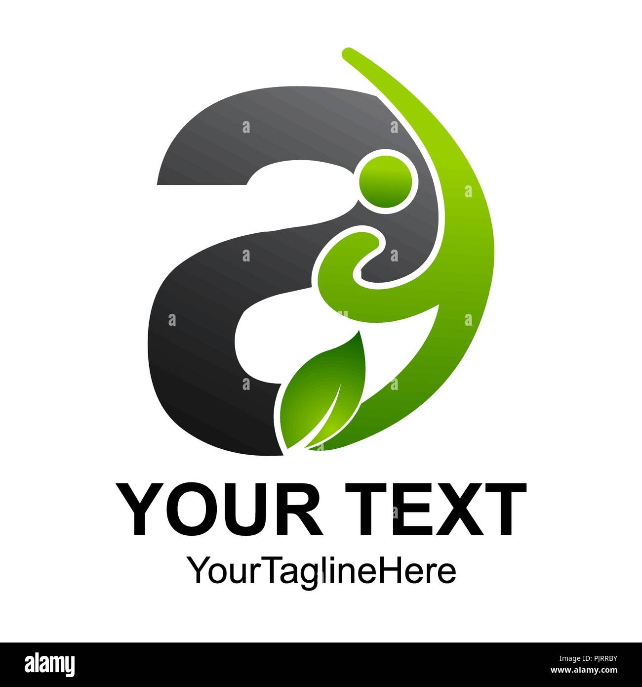 Abstrakten 3D Buchstaben ein Logo Farbe orange Design template Elemente. abstrakte Buchstaben A. Business Corporate schreiben ein Logo Design Vector. Stock Vektor