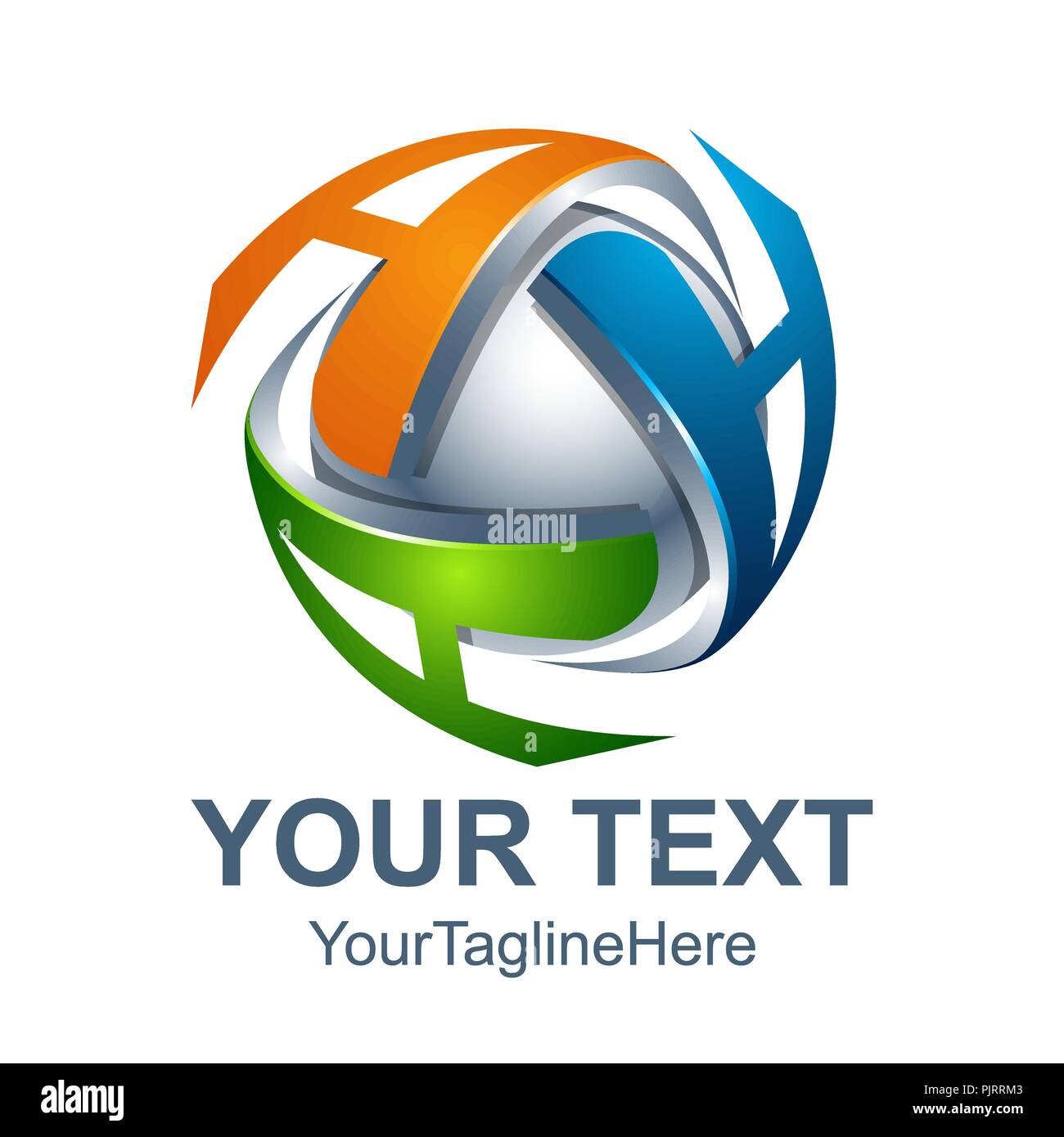 Abstrakten 3D Buchstaben ein Logo Farbe orange Design template Elemente. abstrakte Buchstaben A. Business Corporate schreiben ein Logo Design Vector. Stock Vektor