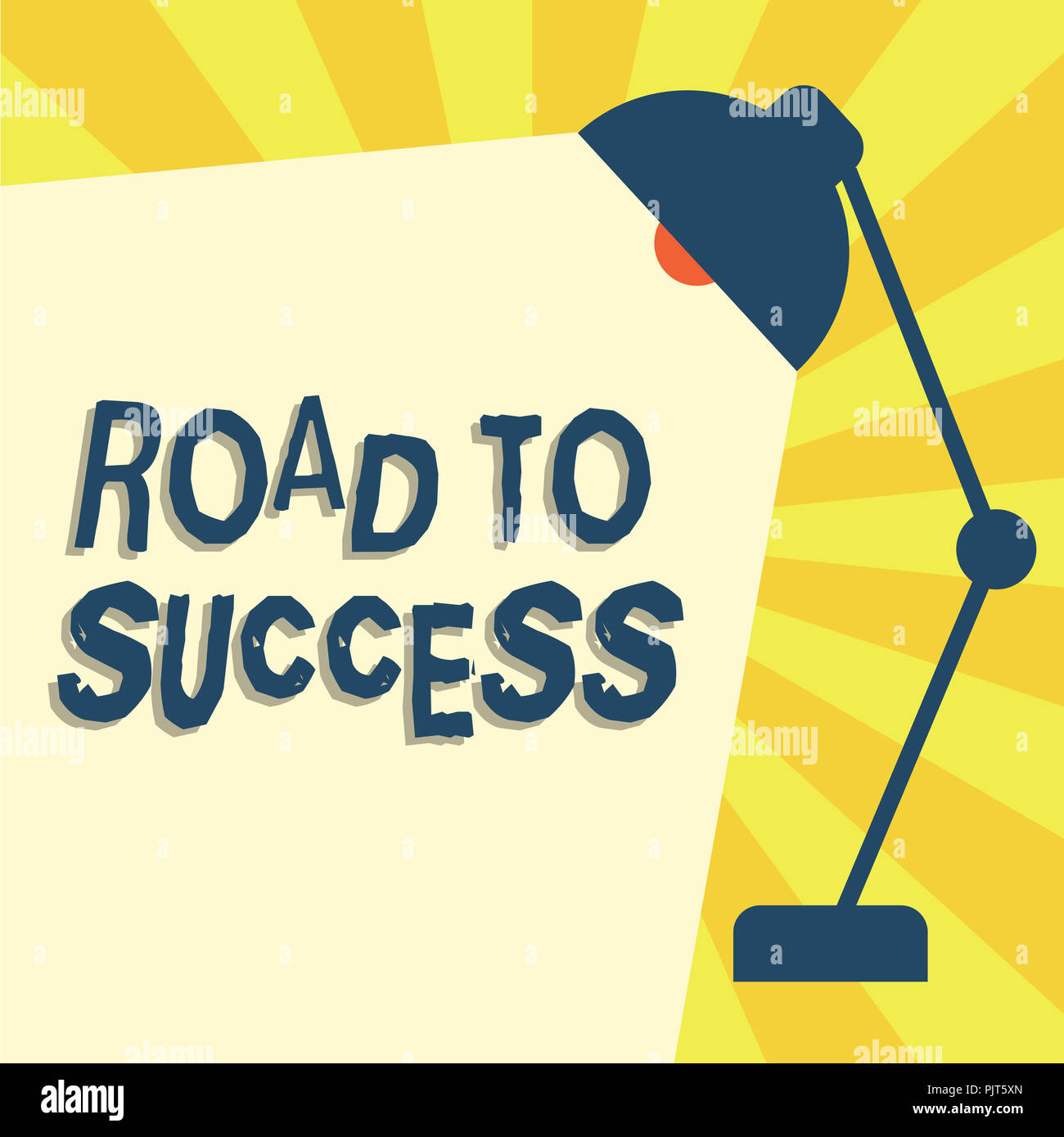 Schreiben Hinweis zeigen Erfolg. Business foto Präsentation Studium wirklich stark verbessern sich Träume Wünsche erreichen. Stockfoto