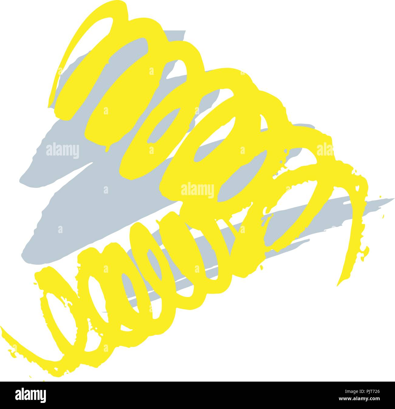 Vector Illustration. Hintergrund der bunten Kleckse von Tinte Stock Vektor