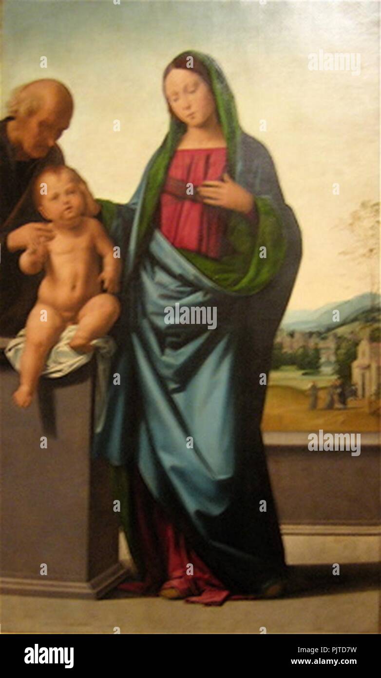 WLA lacma Heilige Familie nach Fra Bartolommeo. Stockfoto