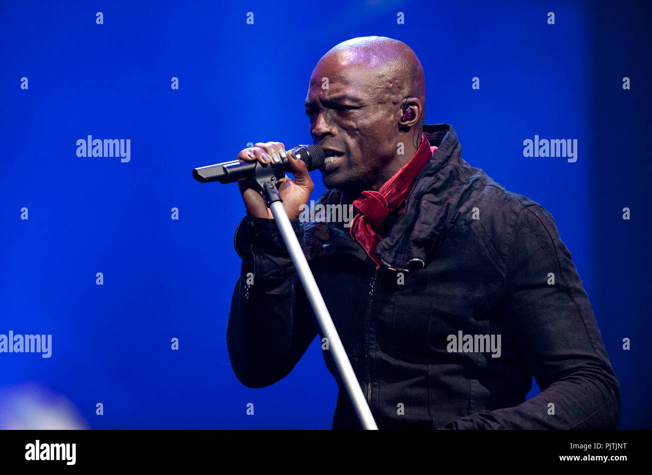 Der britische Sänger Seal bei der Nacht der Proms in Antwerpen (Belgien, 10/11/2011) Stockfoto