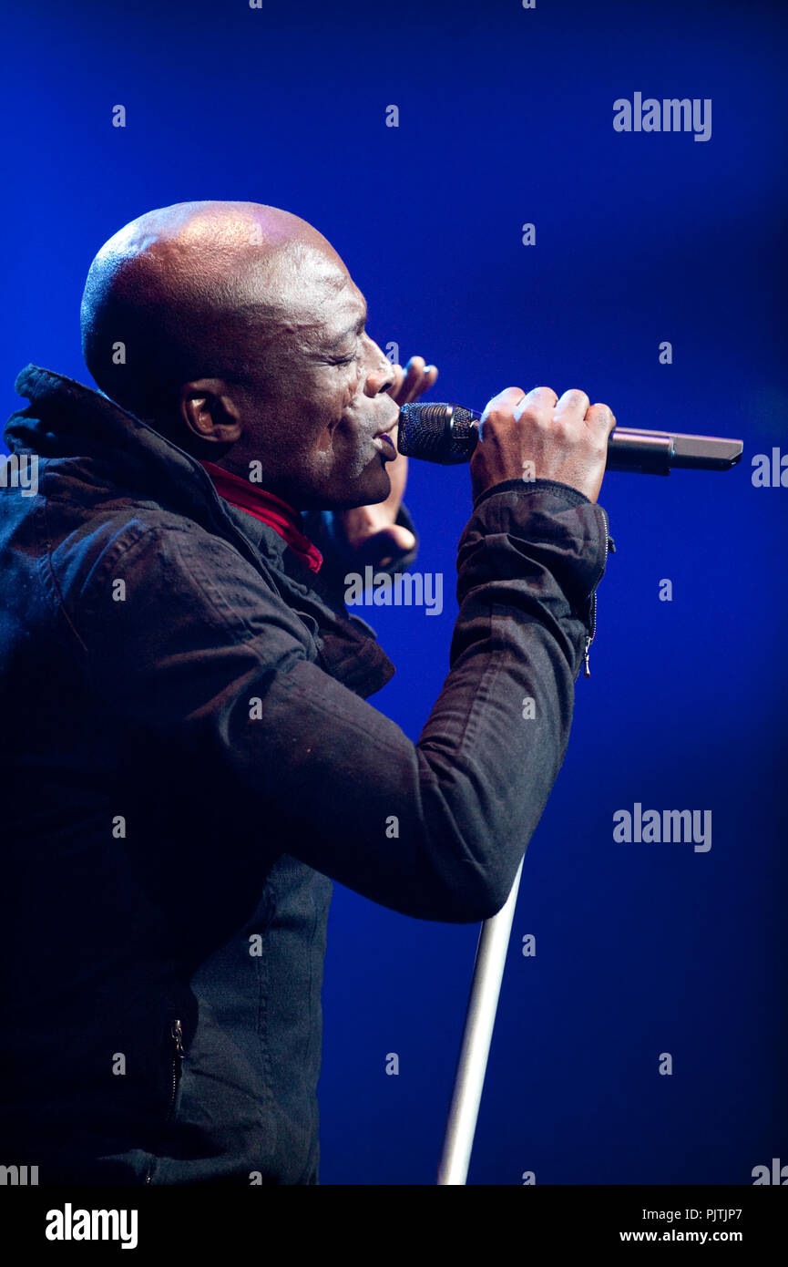 Der britische Sänger Seal bei der Nacht der Proms in Antwerpen (Belgien, 10/11/2011) Stockfoto