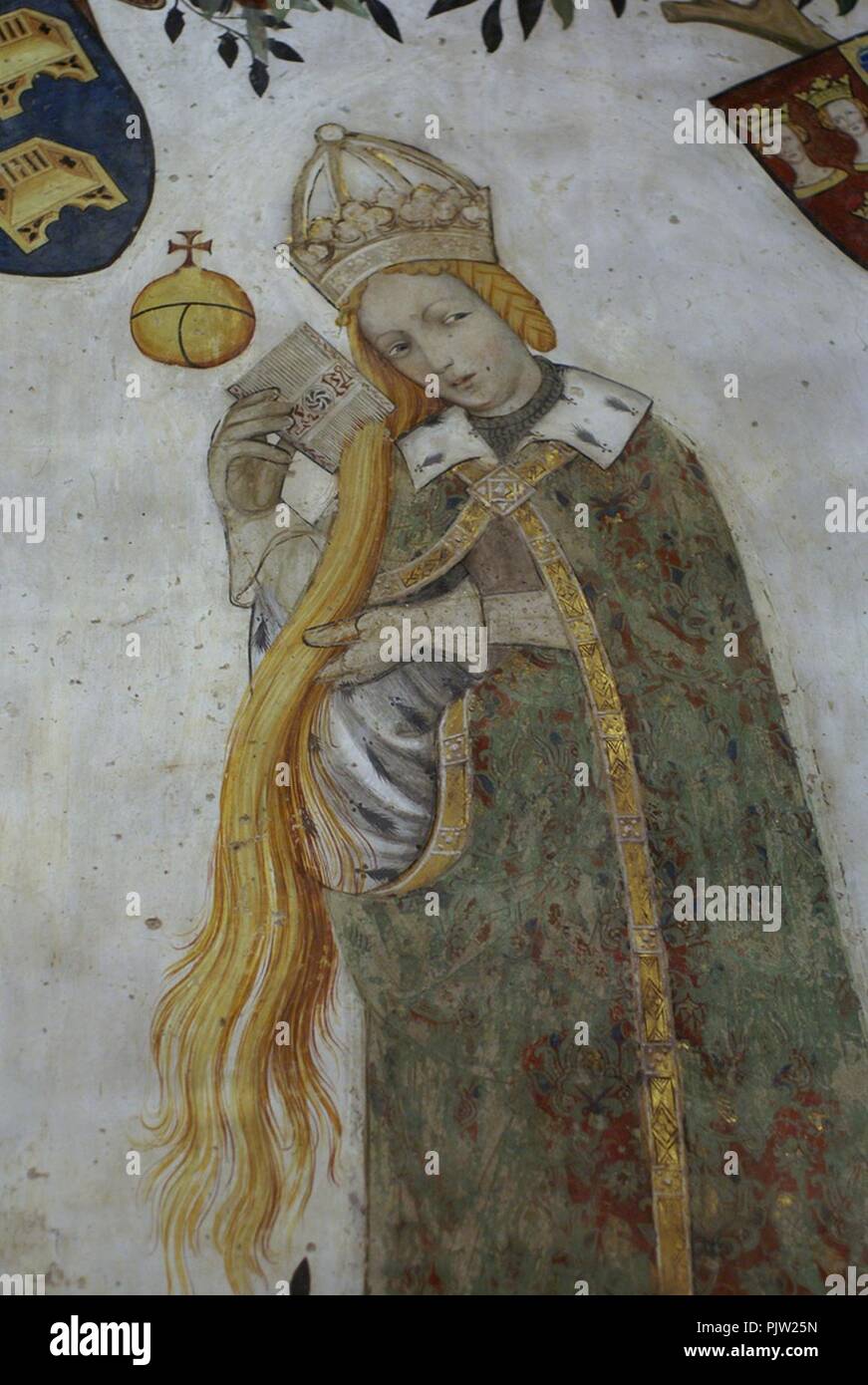 Beatrice von Sizilien als Antiope. Stockfoto
