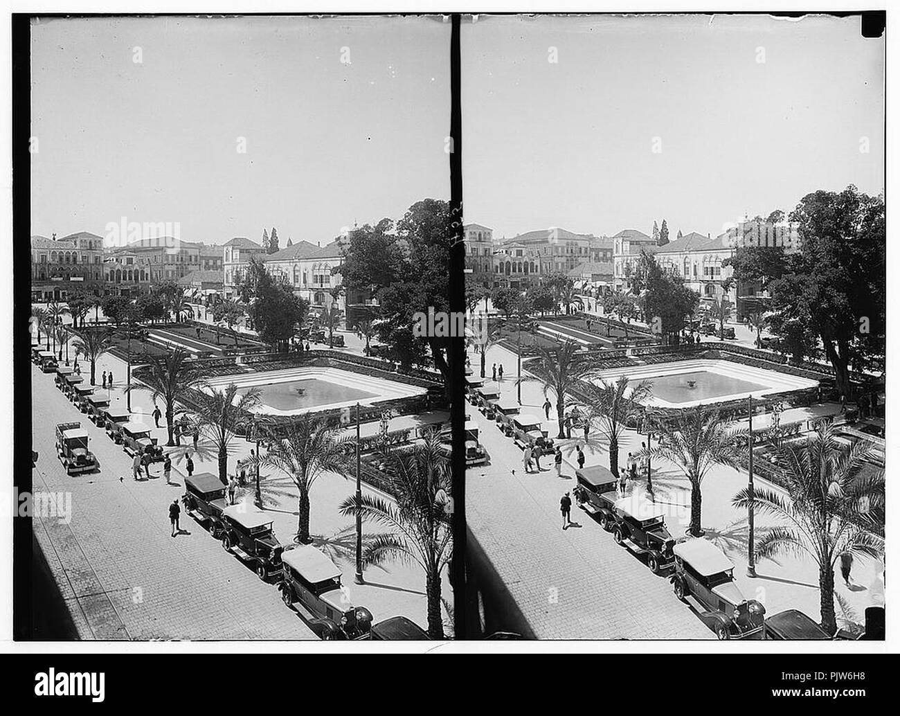 Beirut. Der öffentliche Garten Stockfoto