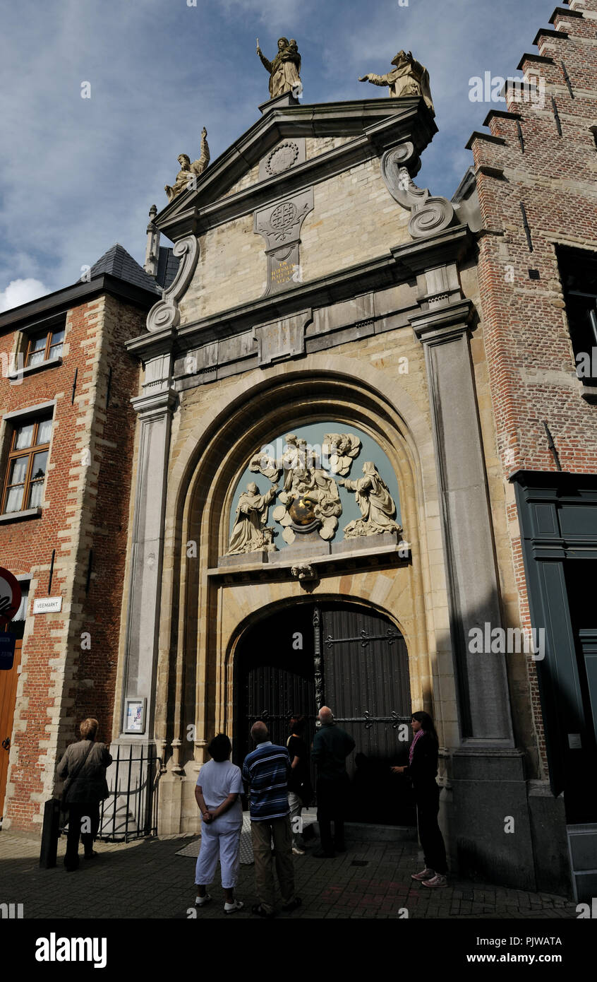 Die St. Paulus Kirche auf der Veemarkt in Antwerpen (Belgien, 24/07/2008) Stockfoto