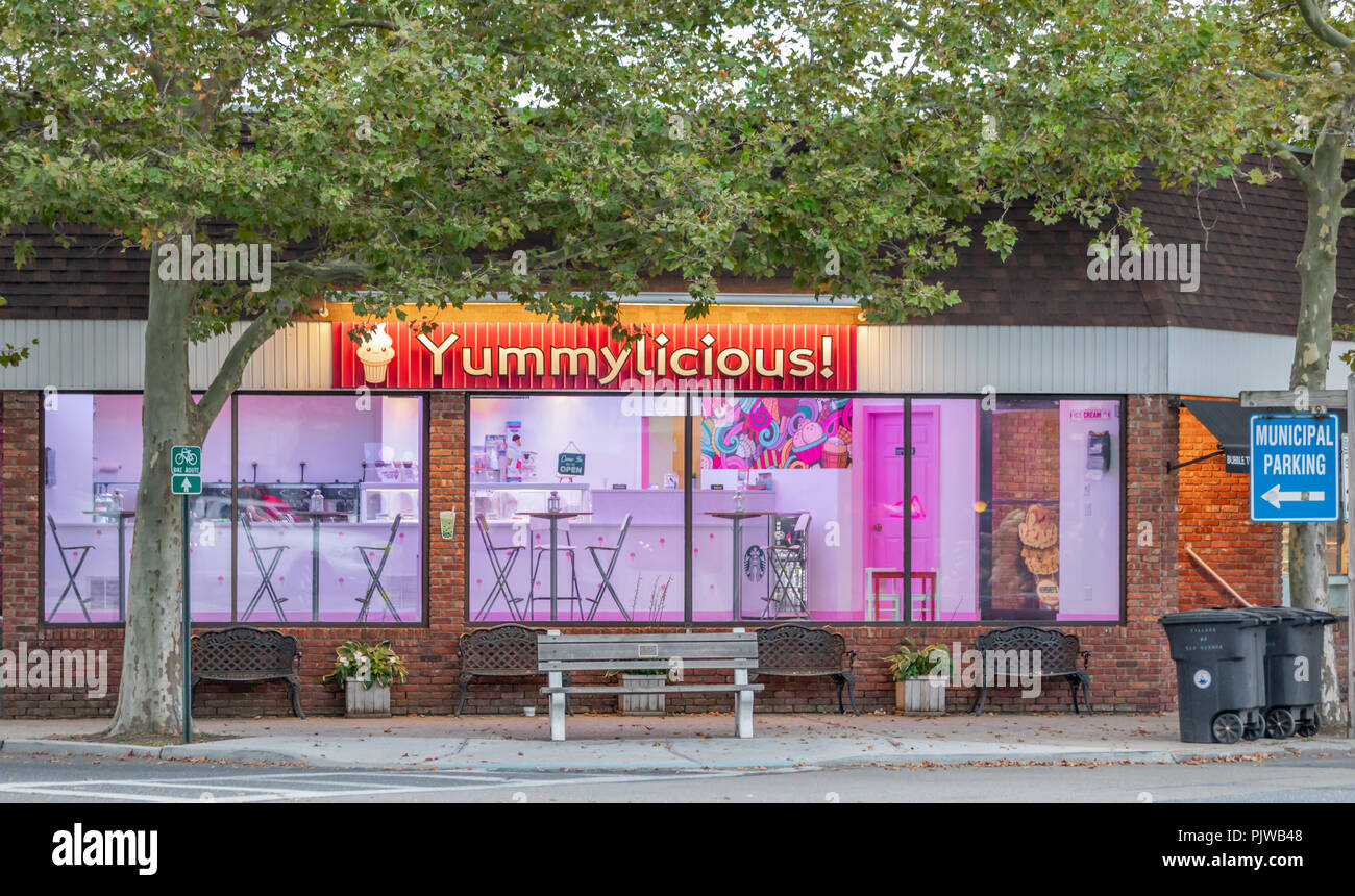 Yummylicious in Sag Harbor, NY Stockfoto