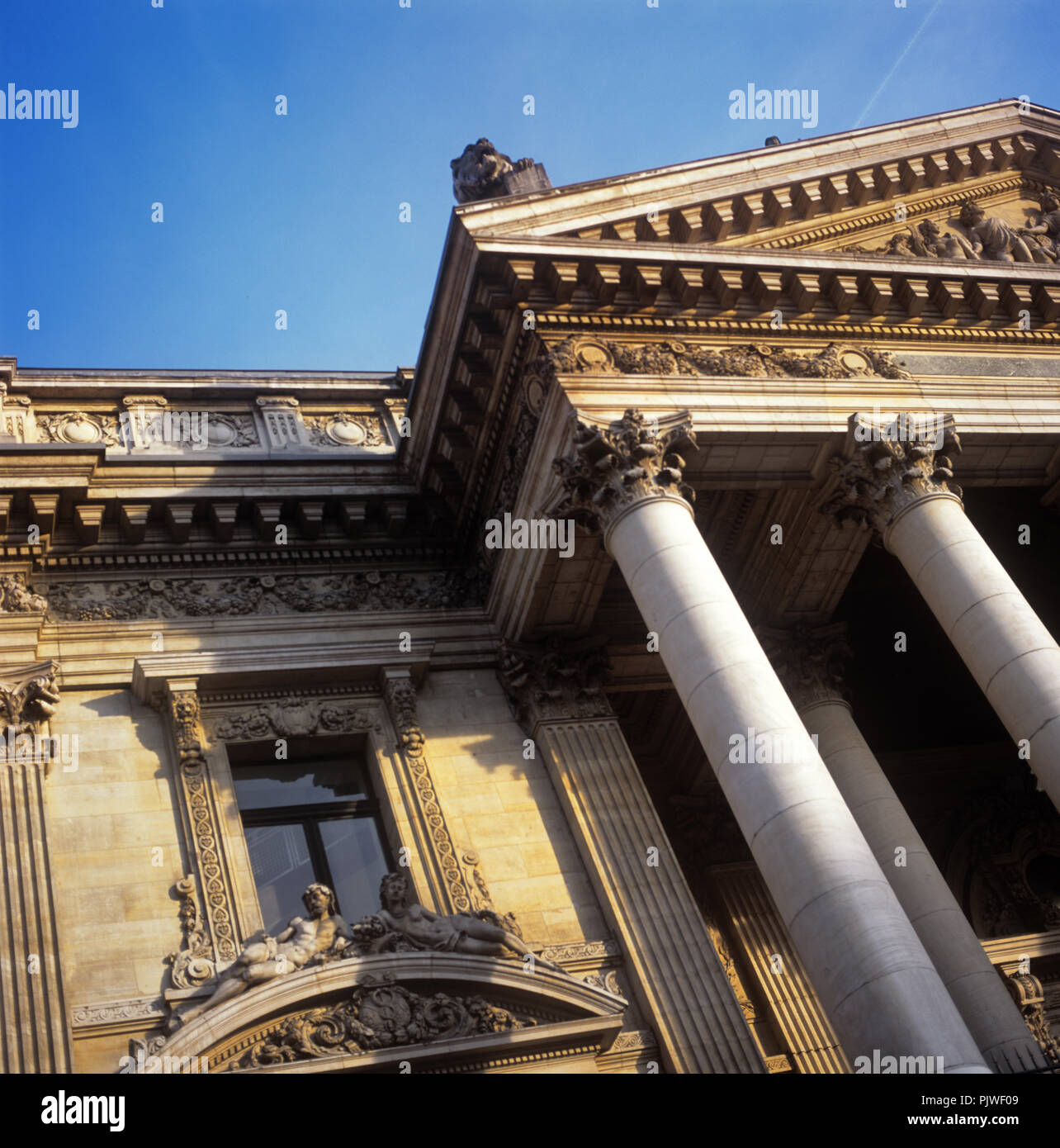 Börse, Place de la Bourse in Brüssel (Belgien, 21.09.2007) Stockfoto