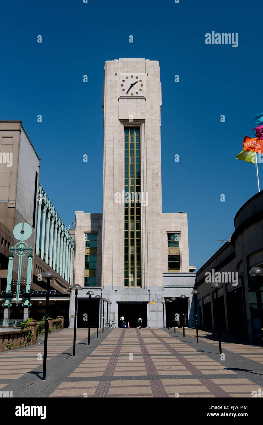 Der Nordbahnhof Brüssel (Belgien, 01/05/2011) Stockfoto