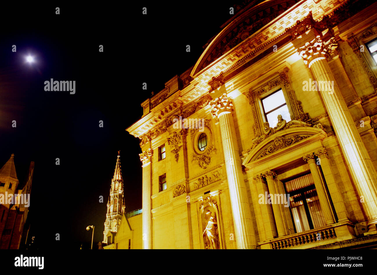 Börse, Place de la Bourse in Brüssel (Belgien, 21/11/2007) Stockfoto