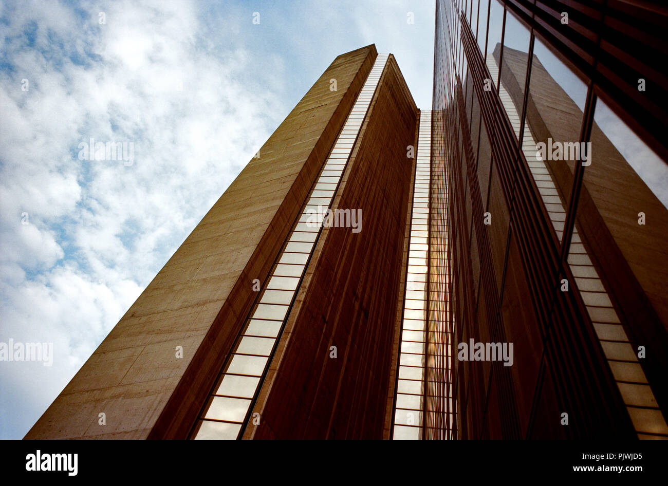 Die Finance Tower (Tour des Finanzen) in Brüssel (Belgien, 09/08/2004) Stockfoto