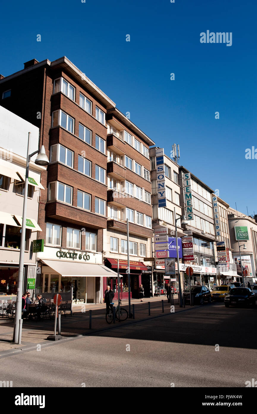 Eindruck der wallonischen Stadt Charleroi (Belgien, 24/10/2011) Stockfoto