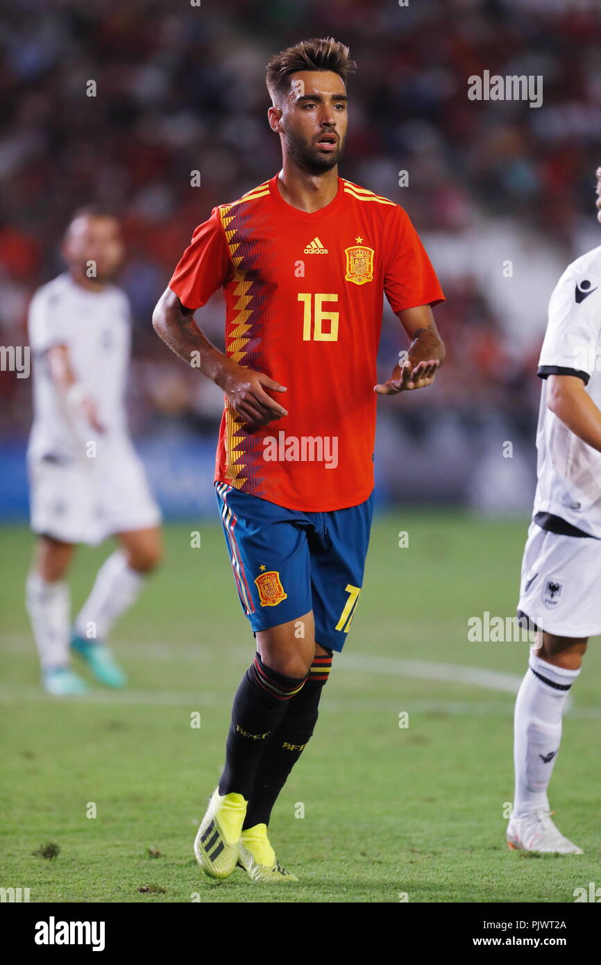 Cordoba, Spanien. 6. Sep 2018. Brais Mendez (ESP) Fußball: UEFA unter 21 Meisterschaft Qualifying Match zwischen U21 Spanien 3-0 U 21 Albanien im Estadio El Arcangel in Cordoba, Spanien. Credit: mutsu Kawamori/LBA/Alamy leben Nachrichten Stockfoto