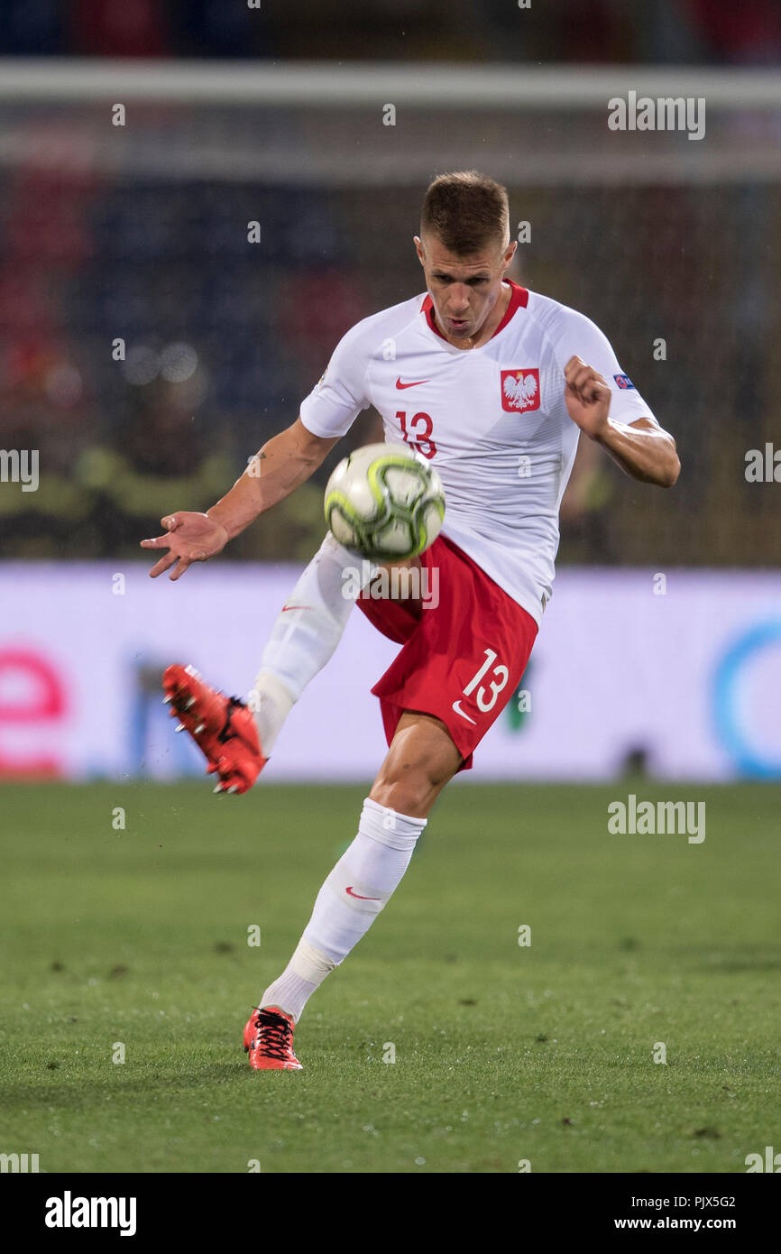 Bologna Italien 07 Sep 2018 Sebastian Szymanski Polen Wahrend Der Uefa Nationen Liga 2019 Match Zwischen Italien 1 1 Polen Stadio Renato Dall Ara Am 07 September 2018 In Bologna Italien Credit Maurizio Borsari Lba Alamy