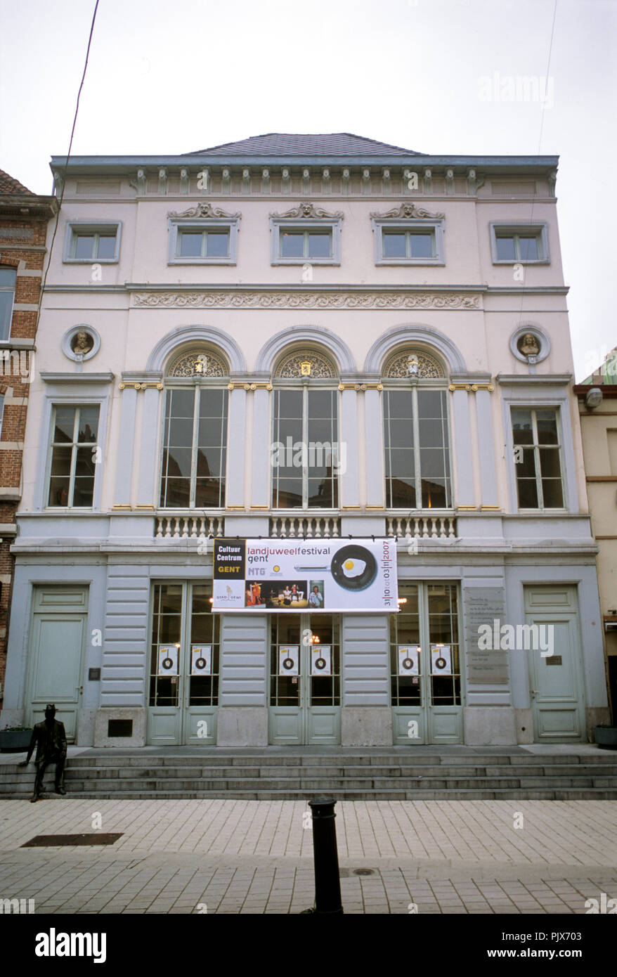 Die Minardschouwburg in Gent, das von Louis Minard 1847 (Belgien, 01/11/2007) Stockfoto