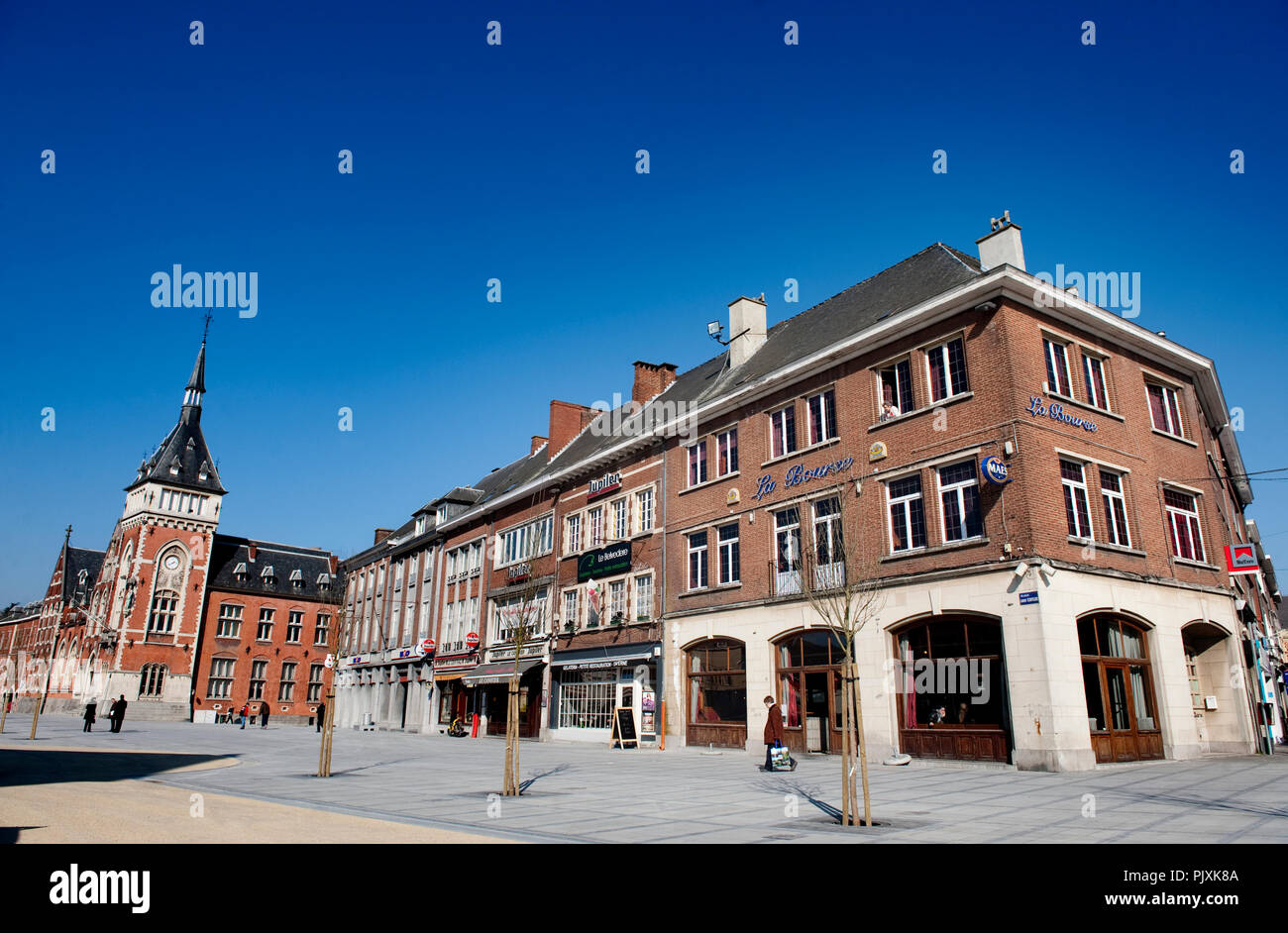 19 Der Gerichtshof habe ich an der Albert-I-Quadrat in Nivelles (Belgien, 02/03/2011) Stockfoto