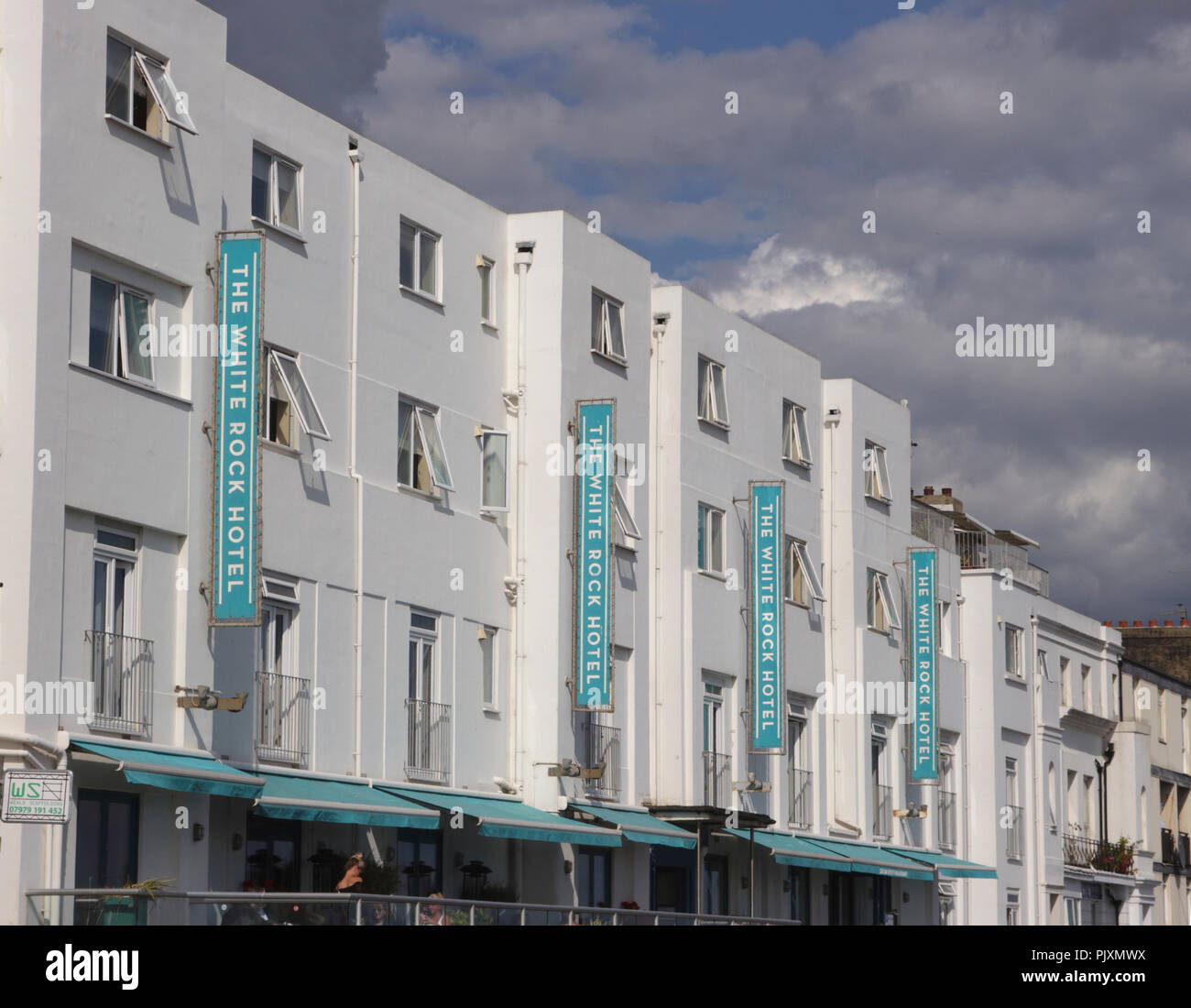Die White Rock Hotel Hastings East Sussex Stockfoto