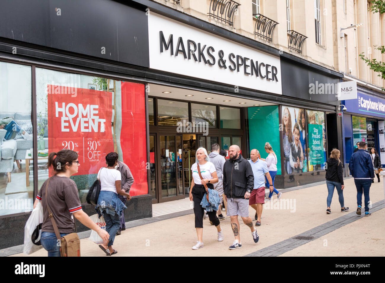 Marks & Spencer Store in Bristol, England, Großbritannien Stockfoto