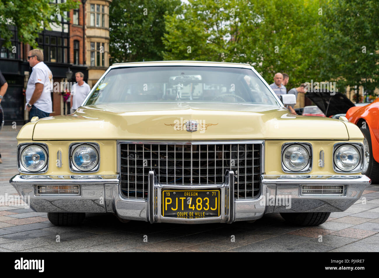 Cadillac Coupé de Ville Classic American Auto Stockfoto