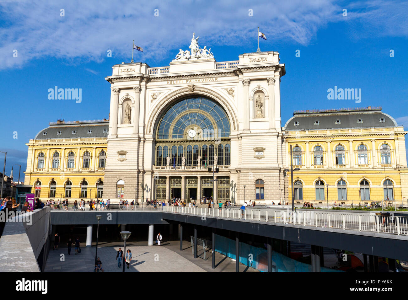 Das Budapest Keleti Ost Bahnhof In Budapest Ungarn Stockfotografie Alamy