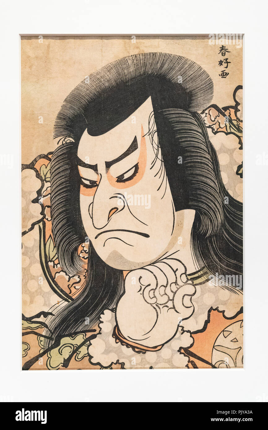 Der Schauspieler Nakamura Nakazo AS Ishikawa Goemon, von Katsukawa Shunkai, 1788 ( Edo-Periode ) Stockfoto