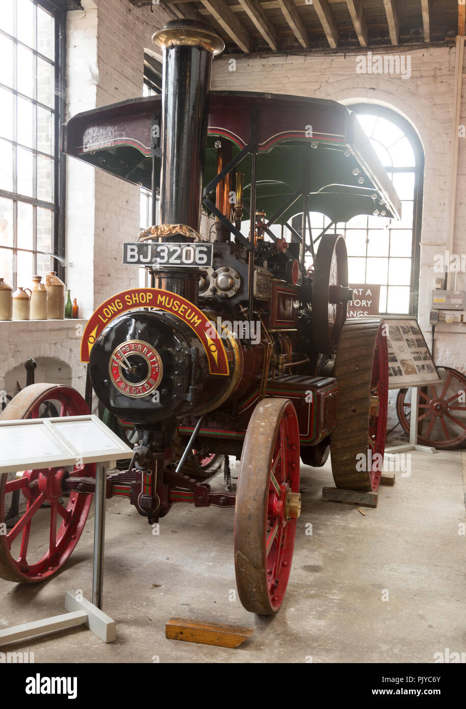 Die lange Shop Museum, Baja California Sur, Suffolk, England, UK 'Princess Marina' Typ 4 CD-Compound Dampfmaschine Schlepper 1907-1923 Stockfoto