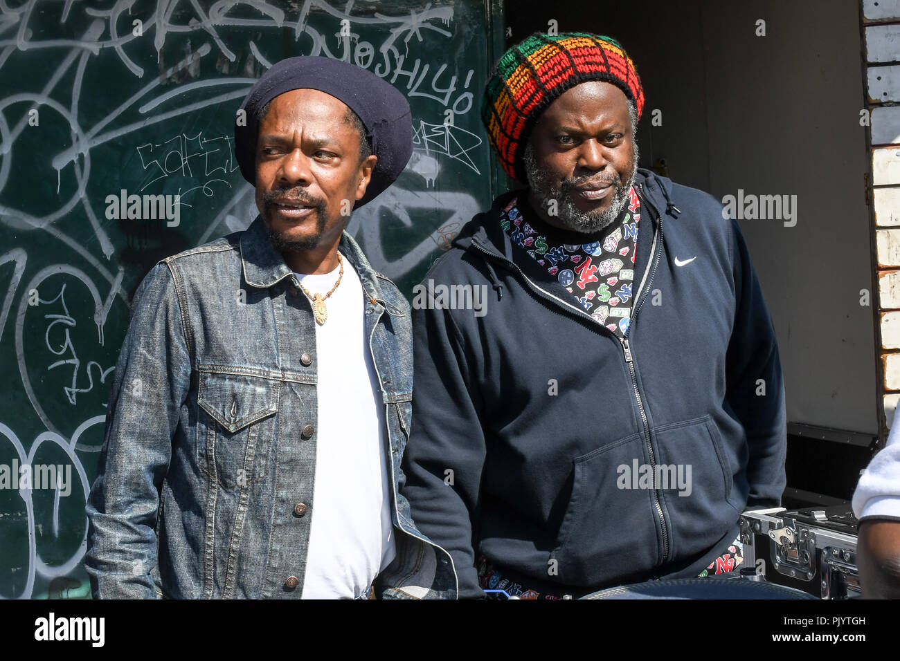 London, Großbritannien. 9. September 2018. Hunderte von beobachten die Prozession der jährlichen Hackney Karnevalsumzug 2018 Am 9. September 2018, London, UK Bild Capital/Alamy leben Nachrichten Stockfoto