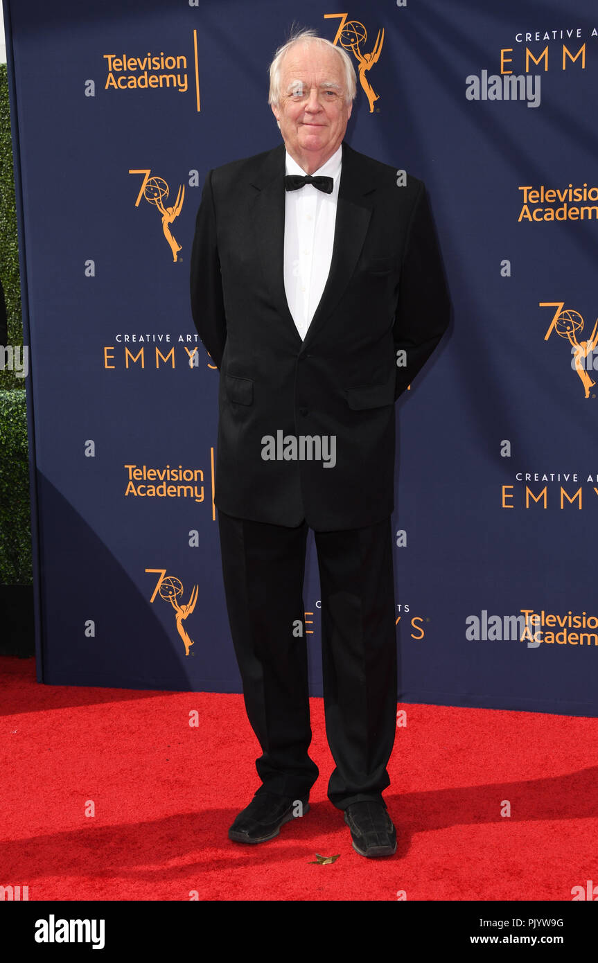 Los Angeles, CA, USA. 9 Sep, 2018. 09. September 2018 - Los Angeles, Kalifornien - Tim Rice. 2018 Creative Arts Emmy Awards - Ankunft bei Microsoft Theater statt. Photo Credit: Birdie Thompson/AdMedia Credit: Birdie Thompson/AdMedia/ZUMA Draht/Alamy leben Nachrichten Stockfoto