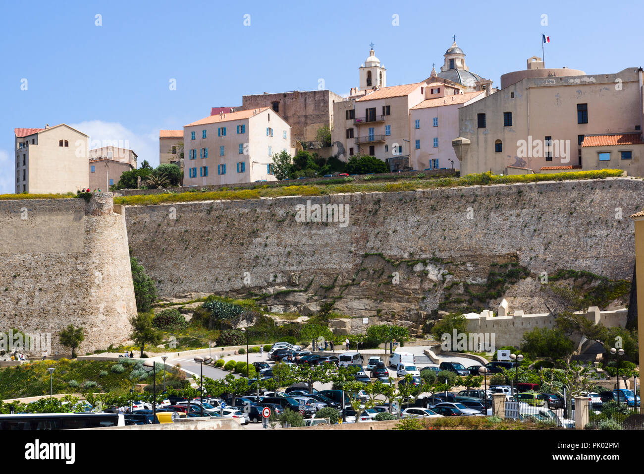 Zitadelle von Calvi, Korsika, Frankreich, Korsika, Frankreich Stockfoto
