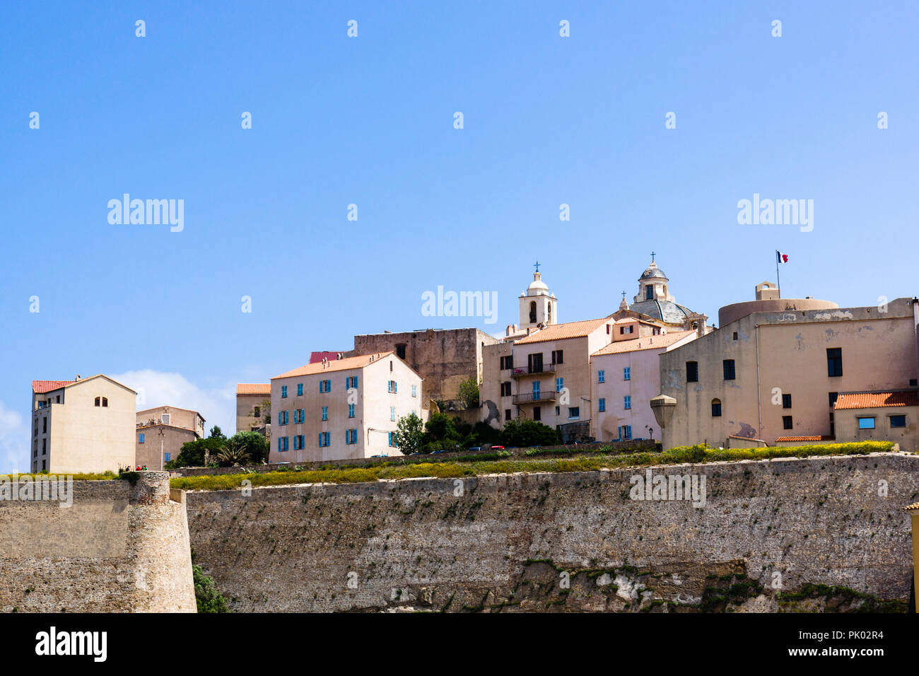 Zitadelle von Calvi, Korsika, Frankreich Stockfoto
