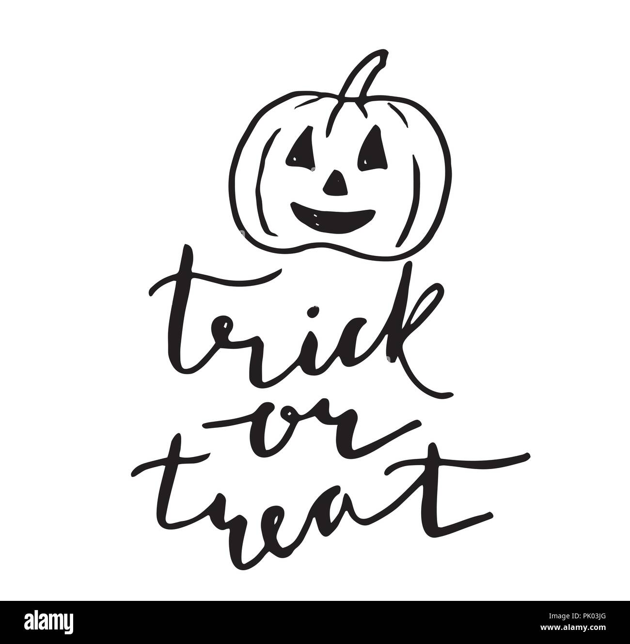 Vektor Hand gezeichnet Plakat mit hand-Schriftzug Stock Vektor